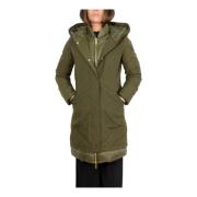 Stijlvolle Anorak Parka voor Vrouwen Woolrich , Green , Dames