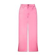 Vaeda satijnen broek Nanushka , Pink , Dames