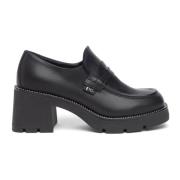 Zwarte platte schoenen met Italiaanse kwaliteit Nerogiardini , Black ,...