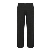 Ilisanpw PA Broek 30305656 Donkergrijs Ruit Part Two , Gray , Dames