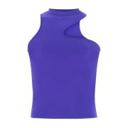 Mouwloos topje Off White , Purple , Dames