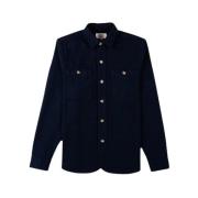 Paris Shirt, Donkerblauw, 100% Katoen Cuisse de Grenouille , Black , H...