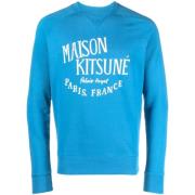 Sweatshirt Hoodies Maison Kitsuné , Blue , Heren