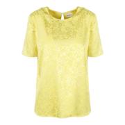 Blouses P.a.r.o.s.h. , Yellow , Dames