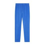 Neo Derk Linnen Broek Loro Piana , Blue , Dames