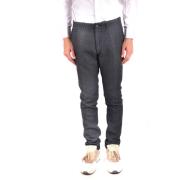 Stijlvolle Slim-Fit Broek Upgrade Daniele Alessandrini , Gray , Heren