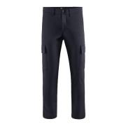 Heren Stretch Katoenen Cargo Broek BomBoogie , Blue , Heren