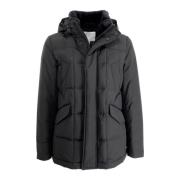 Winterjas, Gewatteerde jas met capuchon voor heren Woolrich , Black , ...