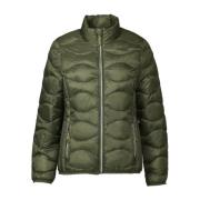 Down Jackets Danwear , Green , Dames