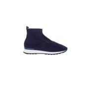 Elastische sneakers in marineblauw Philippe Model , Blue , Heren