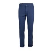 Slim Fit Milano Broek Mason's , Blue , Heren