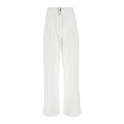 Witte katoenen broek Philosophy di Lorenzo Serafini , White , Dames