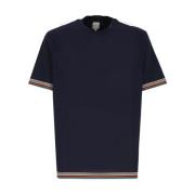Blauw Art Stripes Katoenen T-Shirt voor Heren PS By Paul Smith , Blue ...