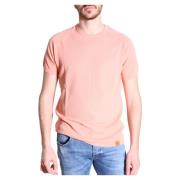 Elegant Comfortabel Hoogwaardig T-Shirt in Mooie Roze Tint Aspesi , Pi...
