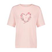 Tyra Sun Biologisch Katoenen T-Shirt | Rose Jane Lushka , Pink , Dames
