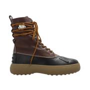 Veterlaarzen van leer Moncler , Brown , Heren