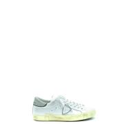 Stijlvolle leren sneakers voor heren Philippe Model , White , Heren