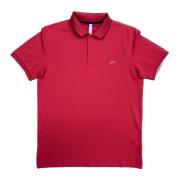 Polo Shirt, Rood Sun68 , Red , Heren