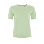 Zachte O-Neck T-shirt in diverse kleuren Skovhuus , Green , Dames