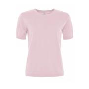 Zachte korte mouw T-shirt in diverse kleuren Skovhuus , Pink , Dames