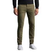 Broek- CI Riser Chino Stretch Cast Iron , Green , Heren