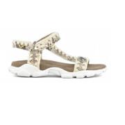 Flat Sandals Mou , Beige , Dames