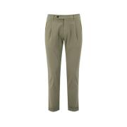 Straight Trousers Berwich , Green , Heren