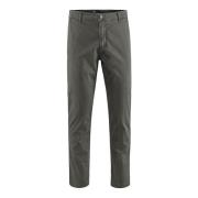 Slim Fit Stretch Katoenen Chino Broek BomBoogie , Gray , Heren