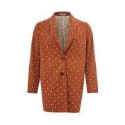 Bruine Lichtgewicht Jas, Gloednieuw met Labels Lardini , Brown , Dames