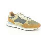 Veelzijdige Camel/Grijs/Beige Runner N. Hoff , Beige , Dames