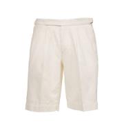 Mannen Casual Bermuda Shorts Incotex , White , Heren