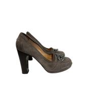 Pre-owned Suede heels Hermès Vintage , Brown , Dames