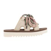 Beige Ss23 Vetersandalen Suicoke , Beige , Heren