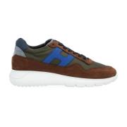 Bruin en Groen Interactive Sneaker Hogan , Brown , Heren