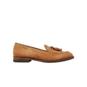 Sienna Loafers - Handgemaakte Italiaanse Tassel Loafers Scarosso , Bro...