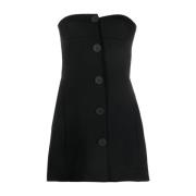 Bustier Blazer 100 Black Korte Jurken The Attico , Black , Dames