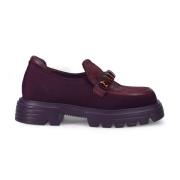 Paarse platte schoenen met lichtgewicht rubberen zool Jeannot , Purple...