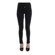 Zwarte Slim Fit Denim Jeans Costume National , Black , Dames