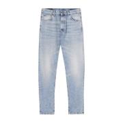 800 Klassieke Straight Jeans voor Heren Dondup , Blue , Heren