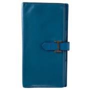 Tweedehands portemonnees Hermès Vintage , Blue , Dames