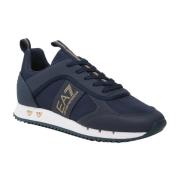 Blauwe Sneakers voor Heren Emporio Armani EA7 , Blue , Heren