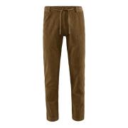 Slim-Fit Fluwelen Chino Broek met Koord BomBoogie , Brown , Heren