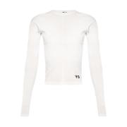 Top with logo Y-3 , White , Dames
