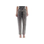 Collie high-tailed geverfde jeans met wortelsnede IRO , Gray , Dames