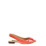 Elegante zomerse platte sandalen Sergio Rossi , Red , Dames
