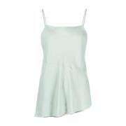 Groene Gedrapeerde Camisole Top Theory , Green , Dames