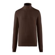 Katoen en Wol Tricot Coltrui BomBoogie , Brown , Heren