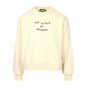 Comfortabele Crew Neck Sweater Barrow , Yellow , Unisex