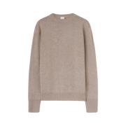 Geelong Wool Crewneck Sweater - Mod.M174 Aspesi , Beige , Heren