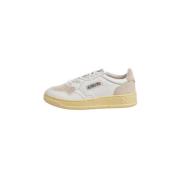 Stijlvolle Lage Top Sneakers Autry , Beige , Dames